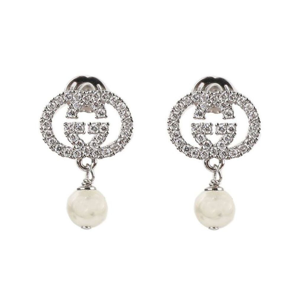 Crystal Pearl Earrings